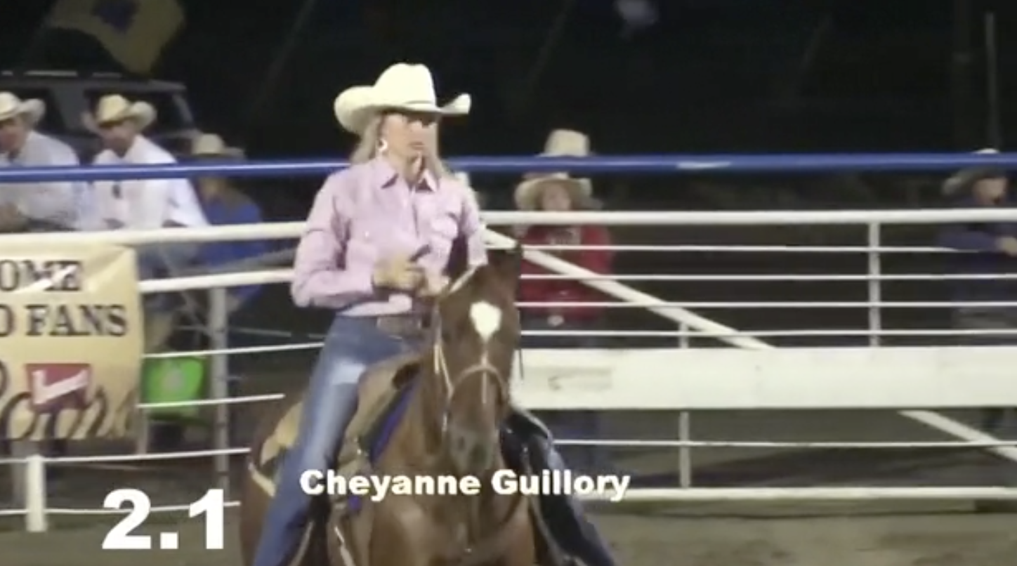 Cheyanne Gillory Places Second At The Cody Stampede