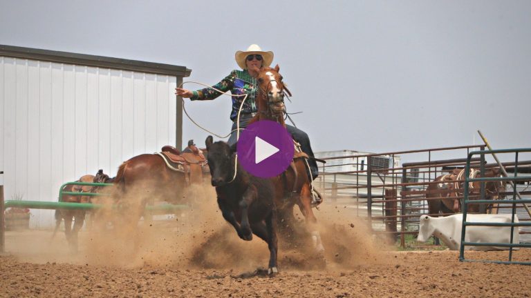 Pre-rodeo Practice With Linsay Sumpter