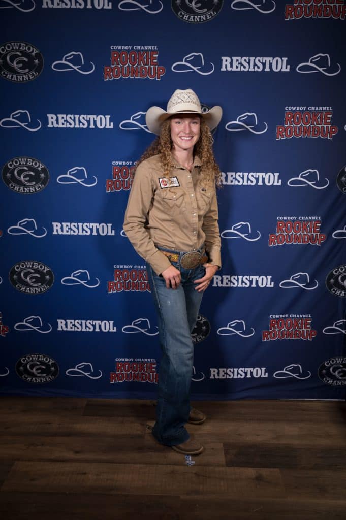 ￼“i’m In The History Books!” —first-ever Resistol Rookie Roundup Breakaway Champ, Gianna Cianfichi
