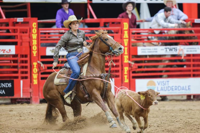 Hat Trick: Heather Mclaughlin Takes 3 Inaugural Breakaway Titles At Southeastern Circuit Finals Rodeo