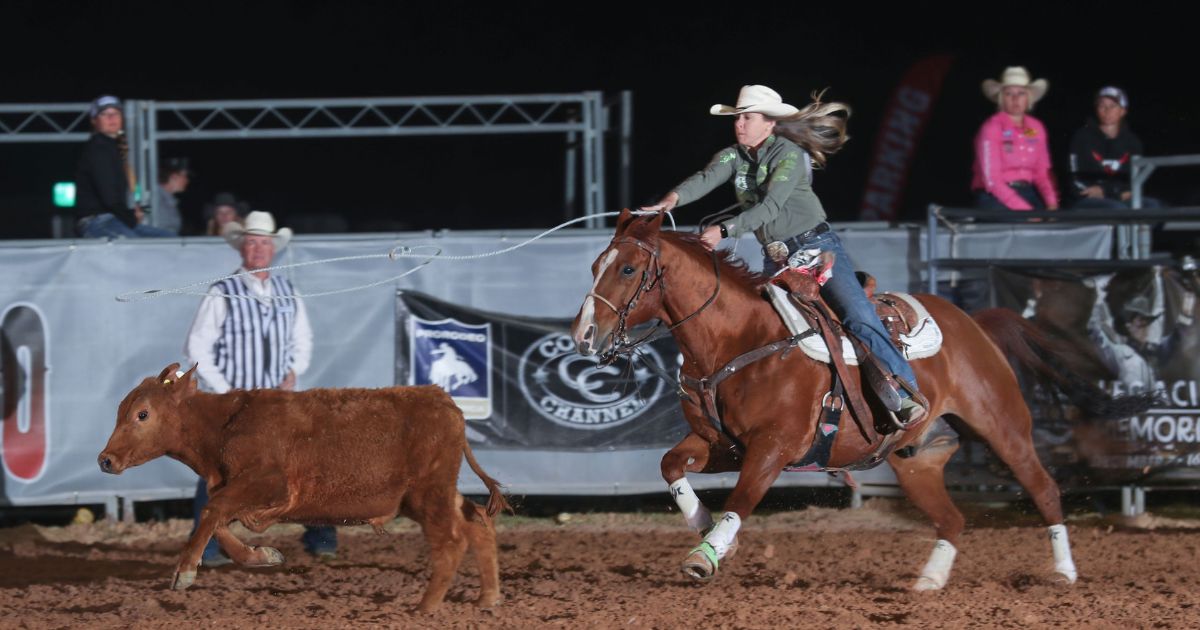 Hope Thompson Aces First-ever Clark County Fair & Rodeo Breakaway Roping